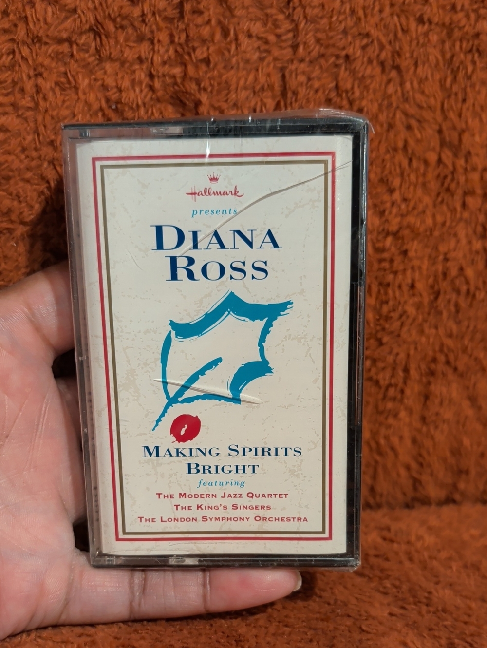Hallmark Diana Ross Making Spirits Bright ( Cassette Tape )